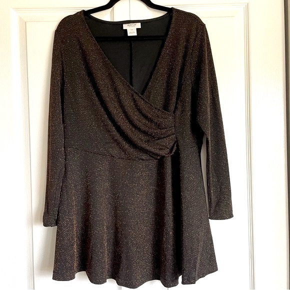 EUC Women’s Avenue Studio 3/4 Sleeve Wrap Top - US14 - Picture 1 of 5